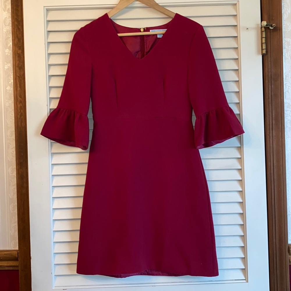 Draper James Bell Sleeve Dress Red 0